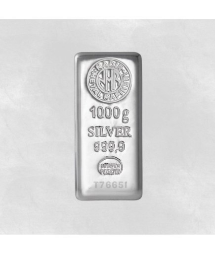 NadirGold 1000gr Gümüş Külçe