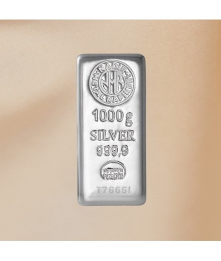 NadirGold 1000gr Gümüş Külçe