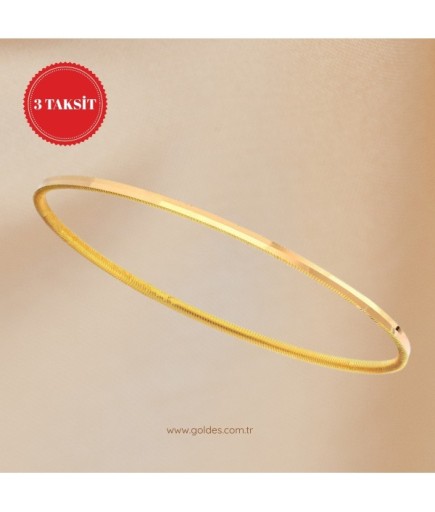 3 Taksit Özbağ 10 Gram 22 Ayar Ajda Bilezik