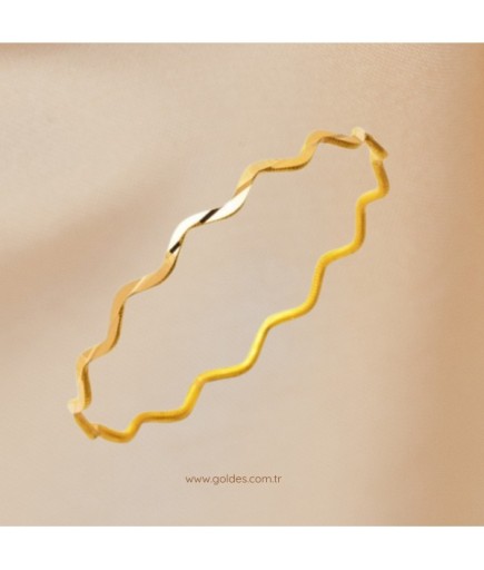 10 Gr Zikzaklı Ajda Altın Bilezik 22 Ayar 