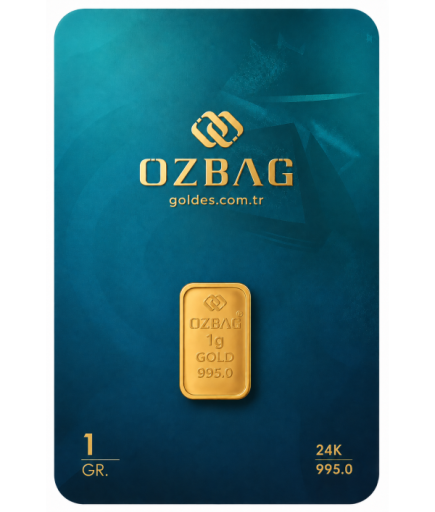 1 Gram 24 Ayar Külçe Altın